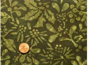Tissu patchwork Batik vert foncé