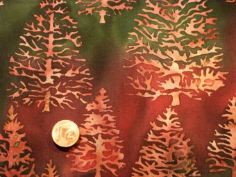 Tissu patchwork Batik vert Tissu patchwork Batik vert