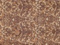 Tissu patchwork marron et beige