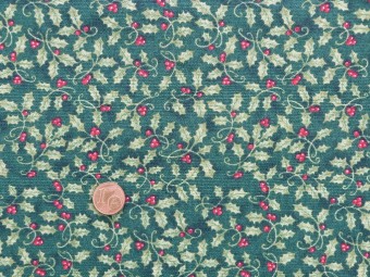 Tissu patchwork vert et rouge Tissu patchwork vert et rouge