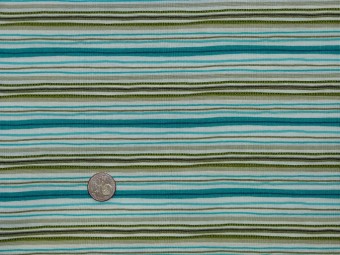 Tissu patchwork bleu, vert, blanc et noir