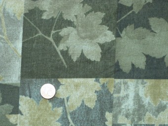 Tissu patchwork vert