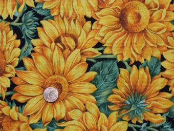 Tissu patchwork jaune et vert Tissu patchwork jaune et vert