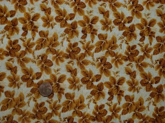 Tissu patchwork beige, jaune et ocre