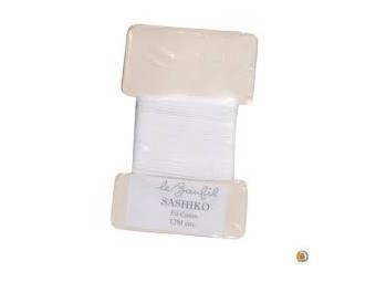 Fil Sashiko Blanc Coton 12m Fil Sashiko Blanc Coton 12m