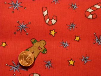 Tissu patchwork Noel multicolor