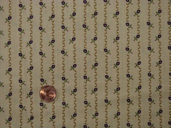 Tissu patchwork beige 