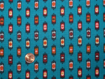 Tissu patchwork bleu, rouge, orange et noir Tissu patchwork bleu, rouge, orange et noir