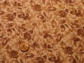Tissu patchwork Japonais rose et marron