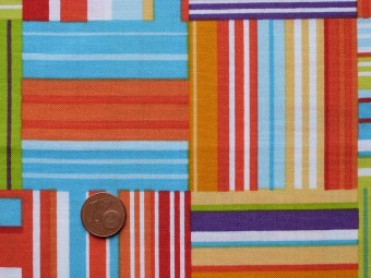 Tissu patchwork multicolor