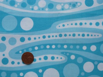 Tissu patchwork bleu et blanc Tissu patchwork bleu et blanc