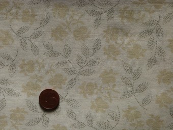 Tissu patchwork beige et gris Tissu patchwork beige et gris