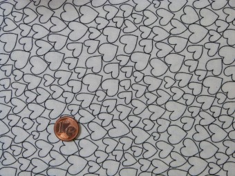 Tissu patchwork blanc et noir Tissu patchwork blanc et noir