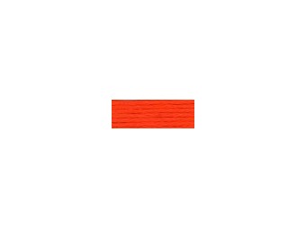 Fil mouliné spécial 25 DMC Art 117 Coloris 608 Coquelicot