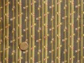 Tissu patchwork marron, beige et rose