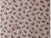 Tissu patchwork beige, rose et marron