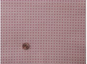 Tissu patchwork rose et beige