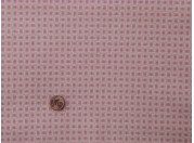 Tissu patchwork rose et beige