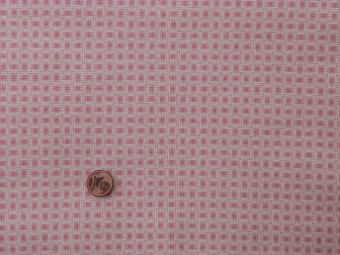 Tissu patchwork rose et beige