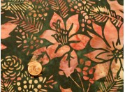 Tissu patchwork Batik vert