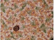 Tissu patchwork jaune, vert et beige